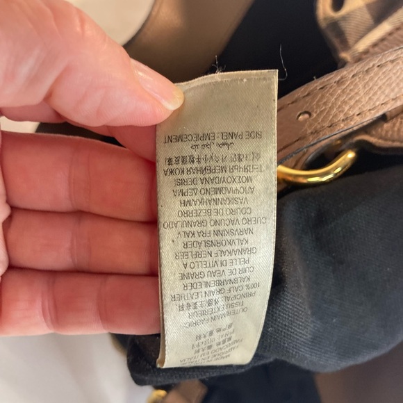 Burberry Authentic Tote Small Canter Leather Tan Handbag Itcf-10sca Italy. - Picture 12 of 13